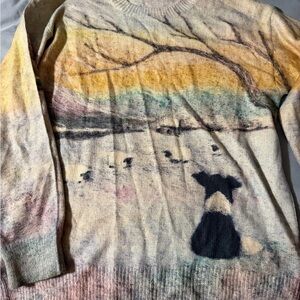 Scenic Print Women's Sweater